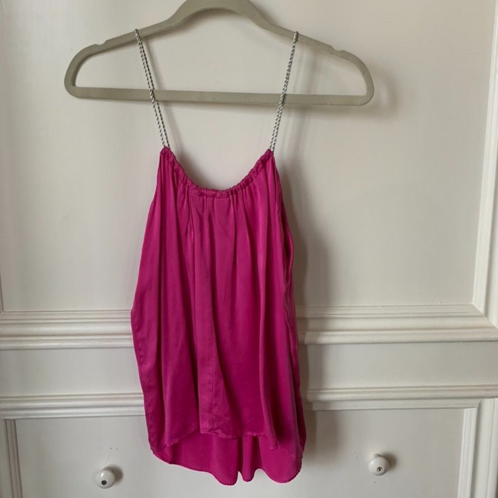 Zoa New York Silk Magenta Top